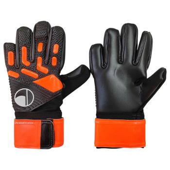 Latex goal Keeper Gloves Neon Orange/Black