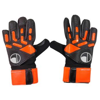 Latex goal Keeper Gloves Neon Orange/Black