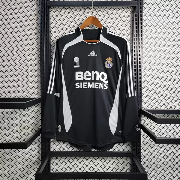 Real Madrid Away 06/07 Long Sleeve Retro Kit