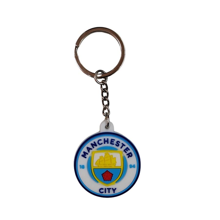 Manchester city club logo keyring