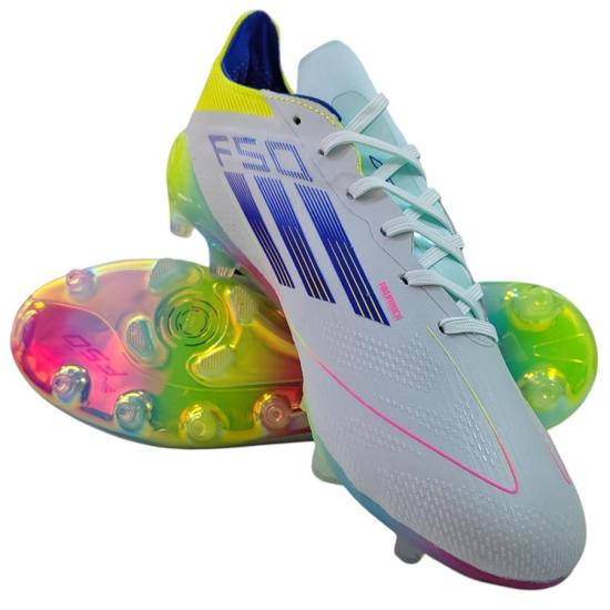 Adidas F50 FG White/rainbow Football Boot