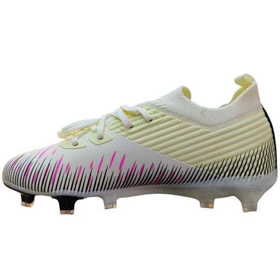 Stripe Cream Football boot