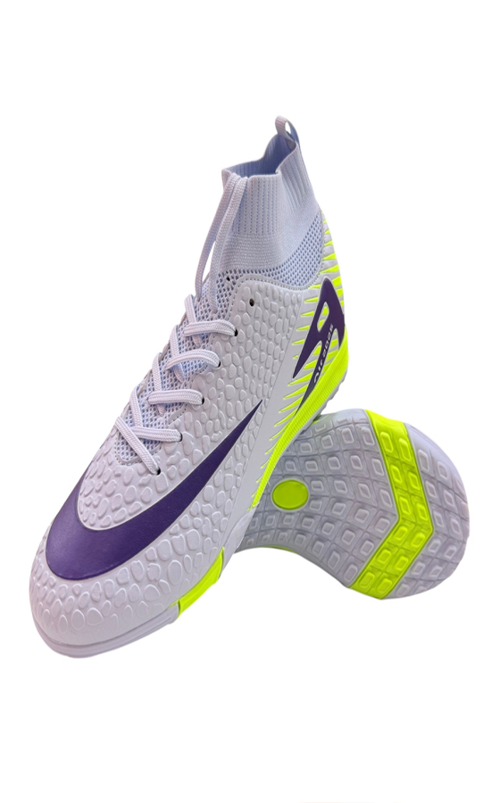 Nike Phantom GX Grey-Purple-Volt Futsal Boot