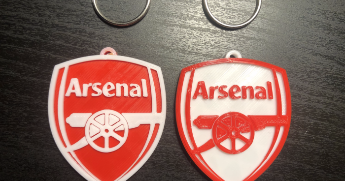 Arsenal keyrings and lanyards